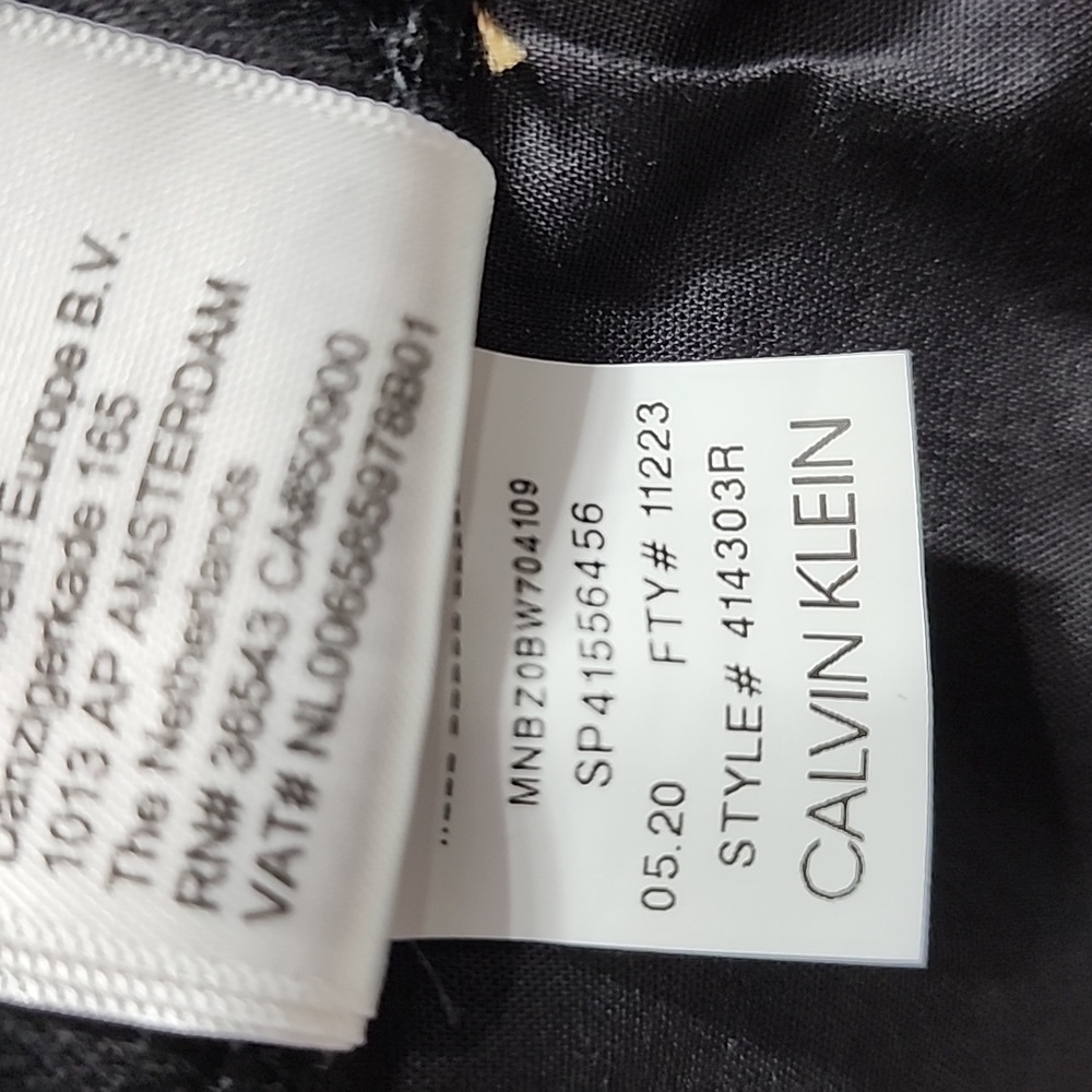 CALVIN KLEIN JEANS MENS DENIM BLACK SLIM JEANS W32 X L30 - Picture 14 of 16
